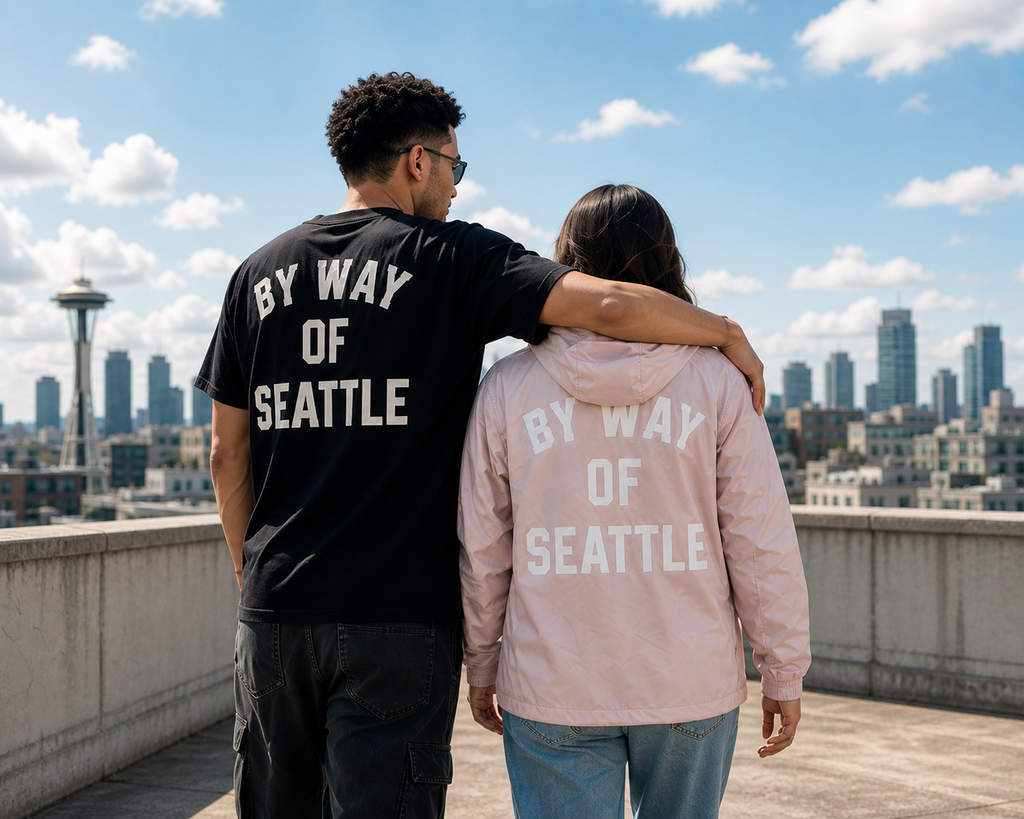 Pink "BY WAY" Windbreaker