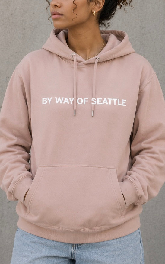 Blush Pink "BY WAY" Hoodie
