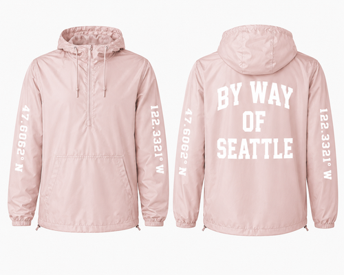 Pink "BY WAY" Windbreaker